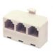 Telefonski razdelnik adapter 1x RJ11 m - 3x RJ11 f TS16-3