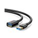 Ugreen US129 USB kabl M/F 3.0 0.5m crni
