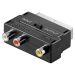 Adapter 1x SCART m - 3x RCA f V49S