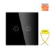 Tuya WiFi smart prekidač za svetlo, bez N provodnika 2x10A WFPS-G02