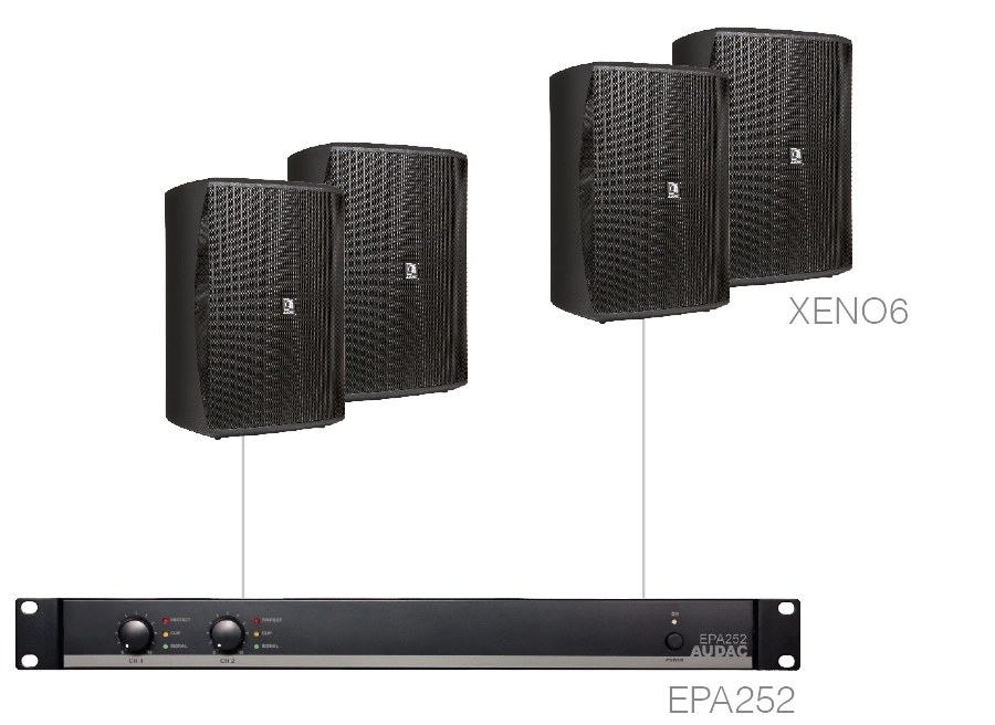 Komplet FESTA7.4E — Audac FESTA