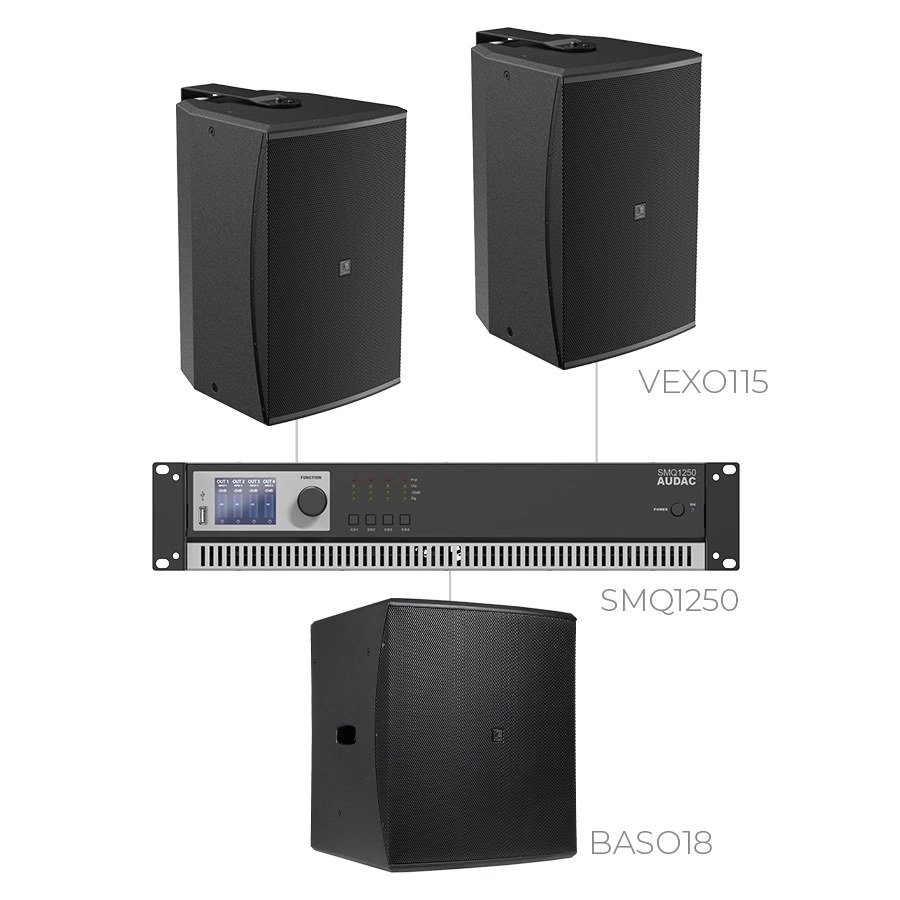 Komplet FORTE15.3V — Audac FORTE