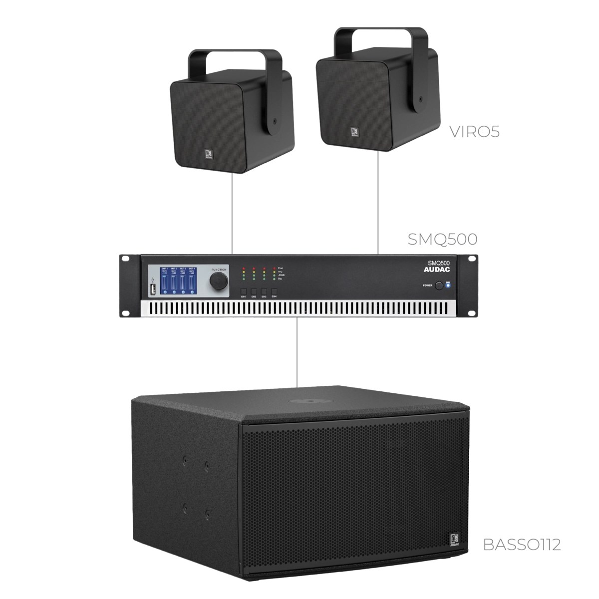 Komplet FORTE5.2-112.1 — Audac FORTE