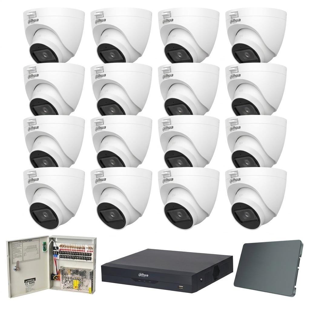 Dahua komplet 16 turret kamere 5Mpix