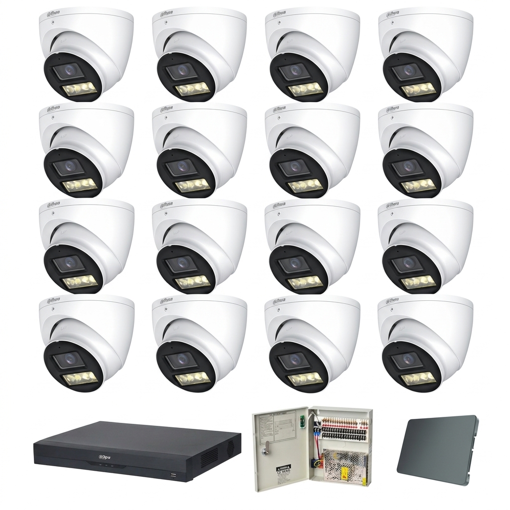 Dahua komplet 16 turret kamere 8Mpix