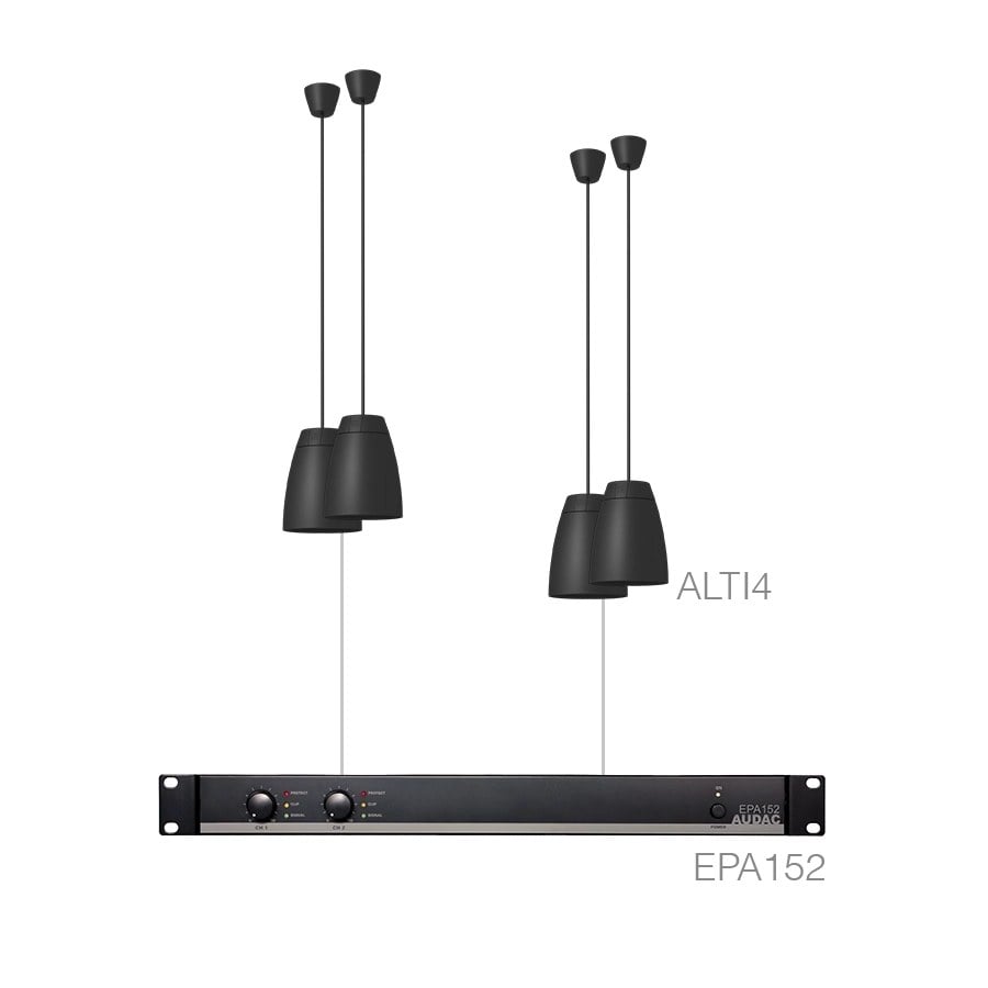 Komplet LENTO4.4E — Audac LENTO