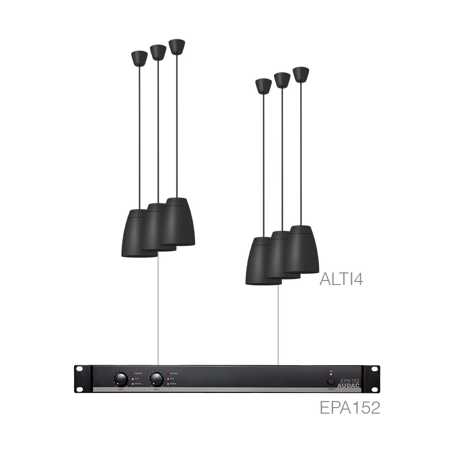 Komplet LENTO4.6E — Audac LENTO