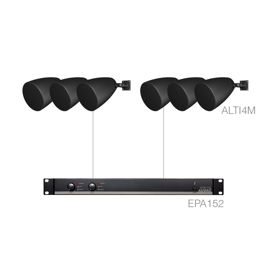 Komplet LENTO4.6EM — Audac LENTO