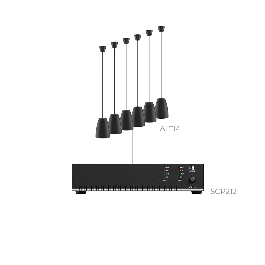 Komplet LENTO4.6I — Audac LENTO