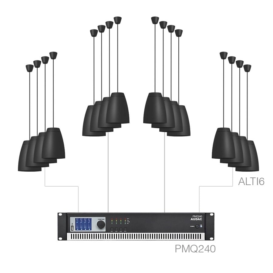 Komplet LENTO6.16 — Audac LENTO