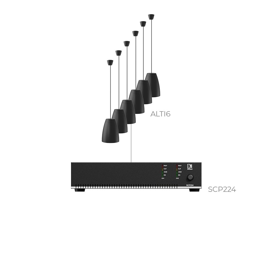 Komplet LENTO6.6I — Audac LENTO