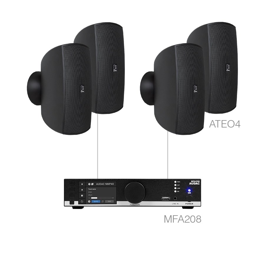 Komplet MENTO4.4 — Audac MENTO