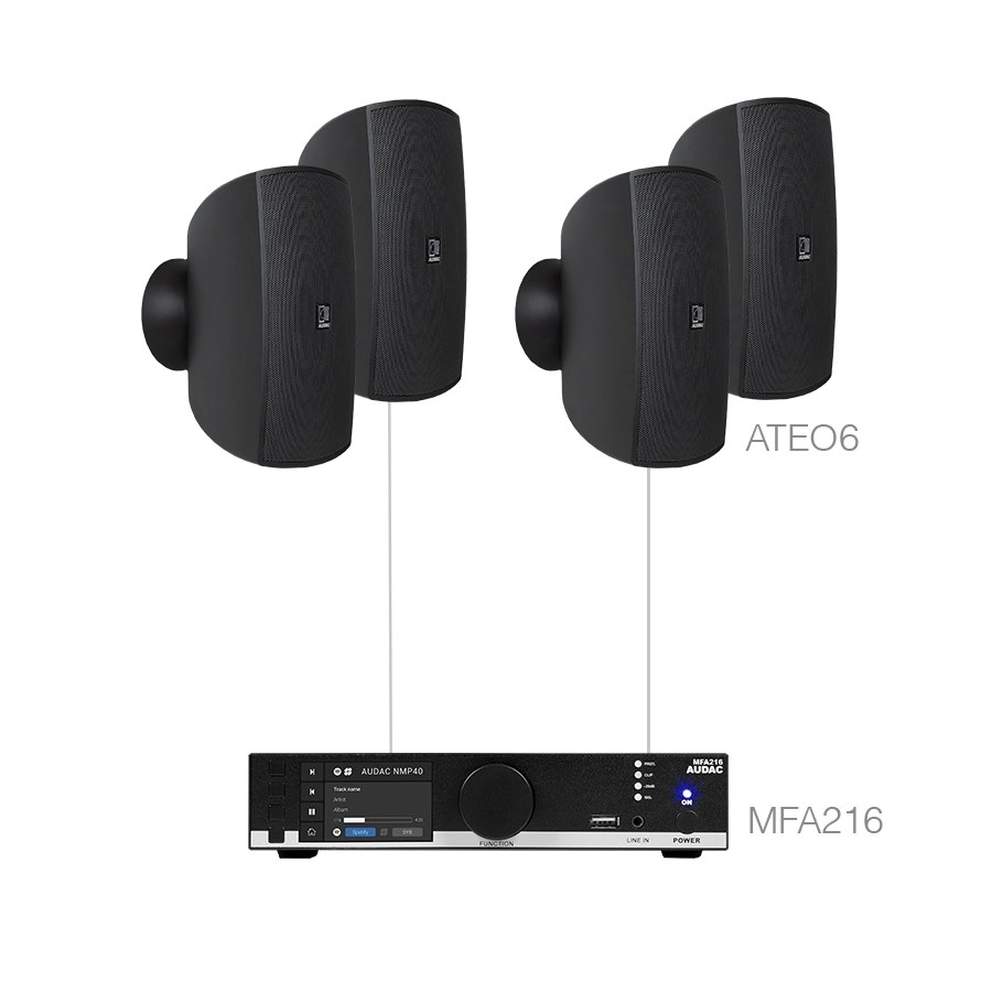 Komplet MENTO6.4 — Audac MENTO