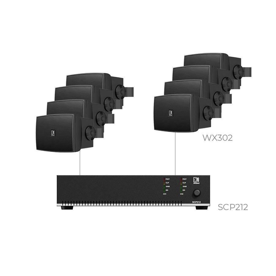 Komplet PURRA3.8I — Audac PURRA
