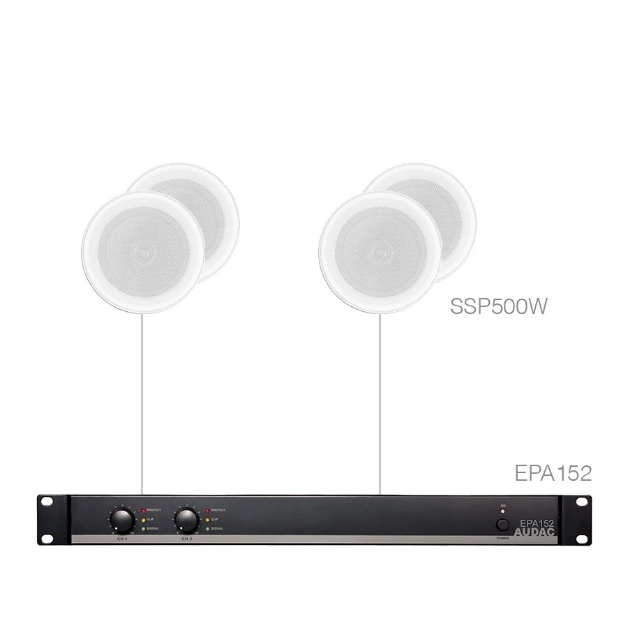 Komplet PURRA4.4E — Audac PURRA