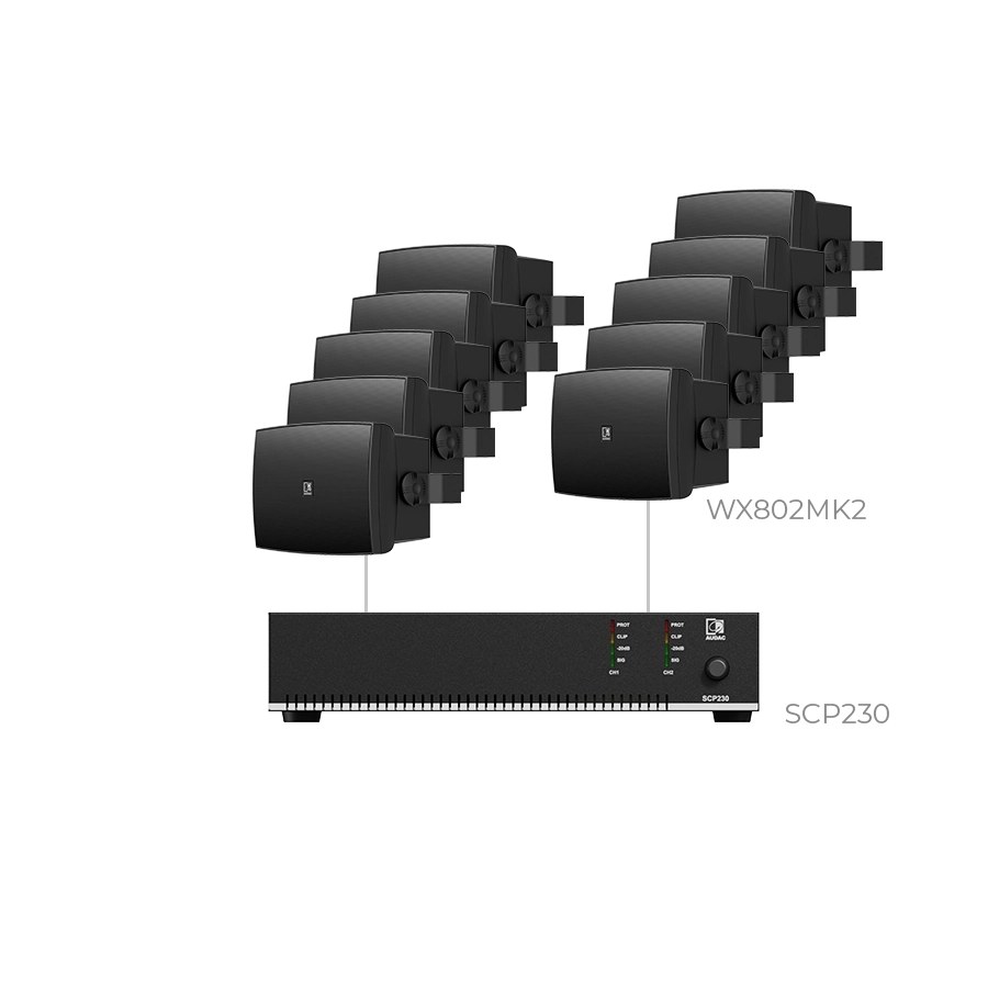 Komplet PURRA8.10I — Audac PURRA