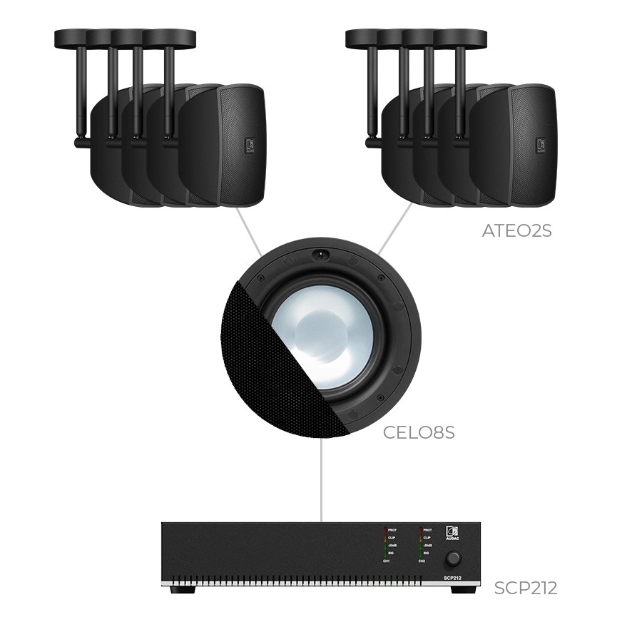 Komplet SONA82.8IC — Audac SONA