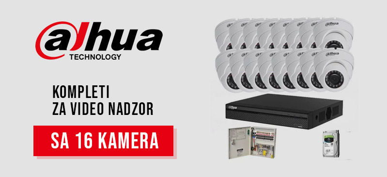 Dahua - Kompleti sa 16 kamera