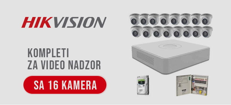HikVision - Kompleti sa 16 kamera