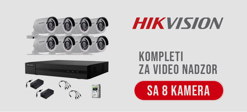 HikVision - Kompleti sa 8 kamera